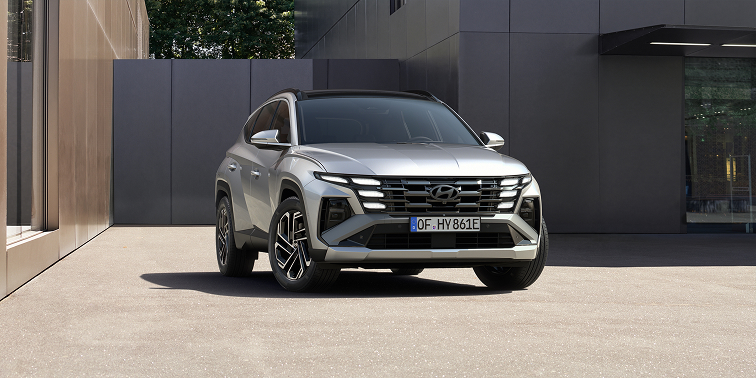 vista frontal del Tucson turbo