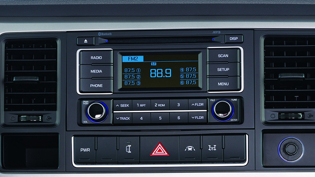 Detalle de la radio del EX6