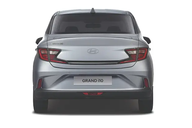 Imagen de la parte trasera del Grand i10 Sedan