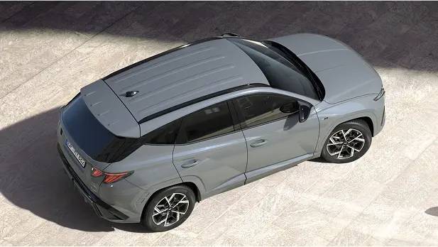 Vehículo Hyundai Tucson 2.0 FL desde arriba