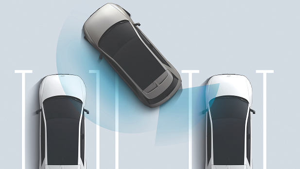 Vehículo Hyundai ioniq 5 estacionando