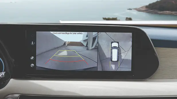 Imagen mostrando el trabajo de Cámara 360ª (AVM) del Palisade.