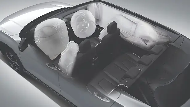Airbags laterales, frontales y de cortina 